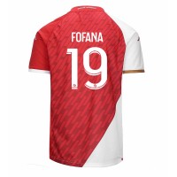 Camiseta AS Monaco Youssouf Fofana #19 Primera Equipación Replica 2023-24 mangas cortas